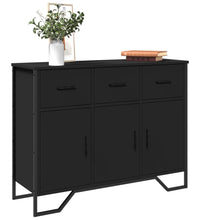 Sideboard Schwarz 97x32,5x74,5 cm Holzwerkstoff