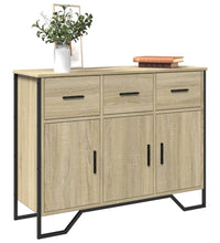 Sideboard Sonoma-Eiche 97x32,5x74,5 cm Holzwerkstoff