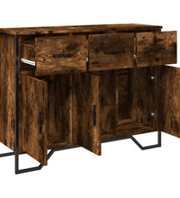 Sideboard Räuchereiche 97x32,5x74,5 cm Holzwerkstoff