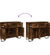 Sideboard Räuchereiche 97x32,5x74,5 cm Holzwerkstoff