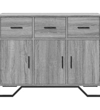 Sideboard Grau Sonoma 97x32,5x74,5 cm Holzwerkstoff