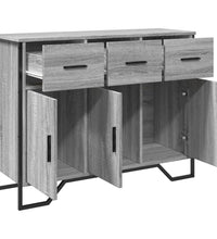 Sideboard Grau Sonoma 97x32,5x74,5 cm Holzwerkstoff