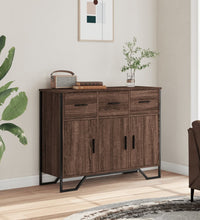 Sideboard Braun Eichen-Optik 97x32,5x74,5 cm Holzwerkstoff