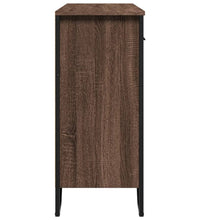 Sideboard Braun Eichen-Optik 97x32,5x74,5 cm Holzwerkstoff