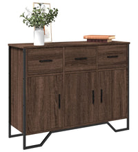 Sideboard Braun Eichen-Optik 97x32,5x74,5 cm Holzwerkstoff