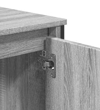 Waschbeckenunterschrank Grau Sonoma 60x35x60 cm Holzwerkstoff