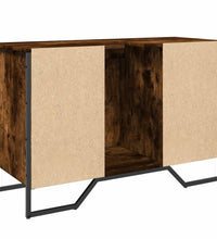 Waschbeckenunterschrank Räuchereiche 91x35x60 cm Holzwerkstoff