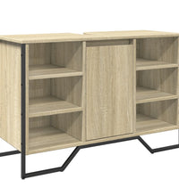 Waschbeckenunterschrank Sonoma-Eiche 91x35x60 cm Holzwerkstoff