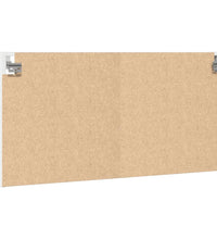 Vitrinenschrank Weiß 100x8,5x50 cm Holzwerkstoff