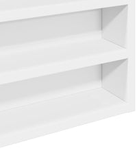 Vitrinenschrank Weiß 100x8,5x50 cm Holzwerkstoff
