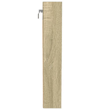 Vitrinenschrank Sonoma-Eiche 100x8,5x50 cm Holzwerkstoff