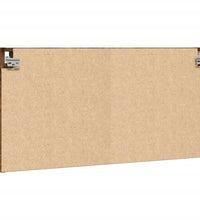 Vitrinenschrank Räuchereiche 100x8,5x50 cm Holzwerkstoff