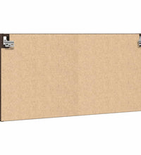Vitrinenschrank Braun Eichen-Optik 100x8,5x50 cm Holzwerkstoff