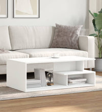 Couchtisch Weiß 102x55x35 cm Holzwerkstoff