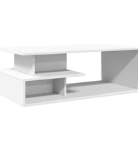 Couchtisch Weiß 102x55x35 cm Holzwerkstoff