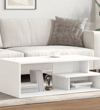 Couchtisch Weiß 102x55x35 cm Holzwerkstoff