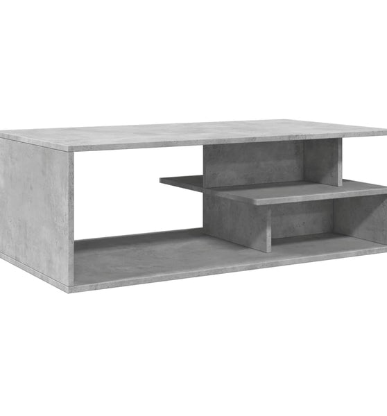 Couchtisch Betongrau 102x55x35 cm Holzwerkstoff