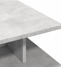 Couchtisch Betongrau 102x55x35 cm Holzwerkstoff