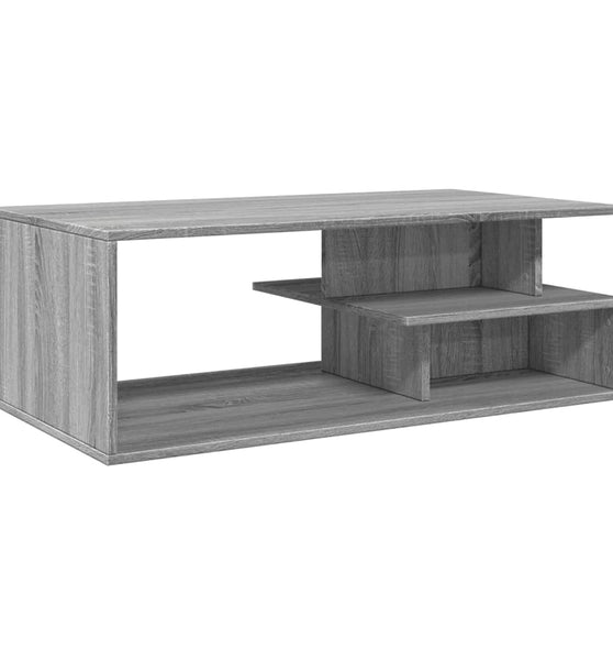 Couchtisch Grau Sonoma 102x55x35 cm Holzwerkstoff