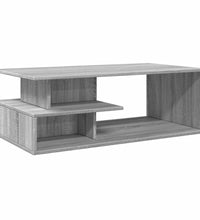 Couchtisch Grau Sonoma 102x55x35 cm Holzwerkstoff