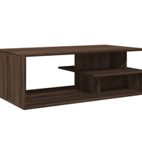 Couchtisch Braun Eichen-Optik 102x55x35 cm Holzwerkstoff