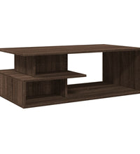 Couchtisch Braun Eichen-Optik 102x55x35 cm Holzwerkstoff