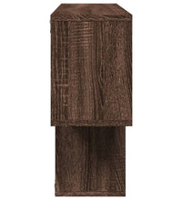 Wandregal Braun Eichen-Optik 100x20x53 cm Holzwerkstoff