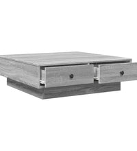 Couchtisch Grau Sonoma 90x90x28 cm Holzwerkstoff