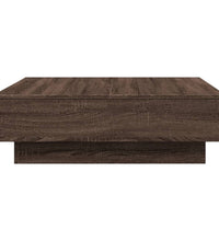 Couchtisch Braun Eichen-Optik 90x90x28 cm Holzwerkstoff