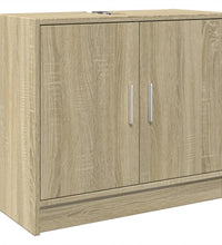 Waschbeckenunterschrank Sonoma-Eiche 63x29x55 cm Holzwerkstoff