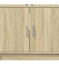 Waschbeckenunterschrank Sonoma-Eiche 63x29x55 cm Holzwerkstoff