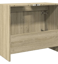 Waschbeckenunterschrank Sonoma-Eiche 63x29x55 cm Holzwerkstoff