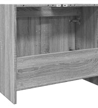 Waschbeckenunterschrank Grau Sonoma 63x29x55 cm Holzwerkstoff