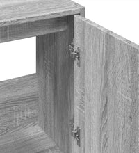 Waschbeckenunterschrank Grau Sonoma 63x29x55 cm Holzwerkstoff