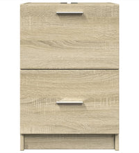 Waschbeckenunterschrank Sonoma-Eiche 40x37x59 cm Holzwerkstoff