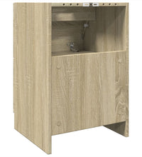 Waschbeckenunterschrank Sonoma-Eiche 40x37x59 cm Holzwerkstoff