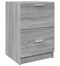 Waschbeckenunterschrank Grau Sonoma 40x37x59 cm Holzwerkstoff