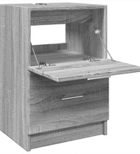 Waschbeckenunterschrank Grau Sonoma 40x37x59 cm Holzwerkstoff