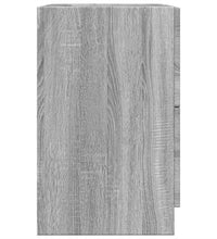 Waschbeckenunterschrank Grau Sonoma 40x37x59 cm Holzwerkstoff