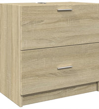 Waschbeckenunterschrank Sonoma-Eiche 59x37x59 cm Holzwerkstoff