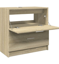 Waschbeckenunterschrank Sonoma-Eiche 59x37x59 cm Holzwerkstoff