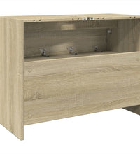 Waschbeckenunterschrank Sonoma-Eiche 78x37x59 cm Holzwerkstoff