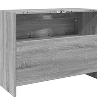 Waschbeckenunterschrank Grau Sonoma 78x37x59 cm Holzwerkstoff