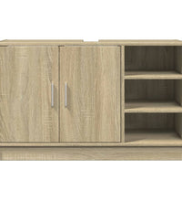 Waschbeckenunterschrank Sonoma-Eiche 90x29x55 cm Holzwerkstoff