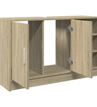 Waschbeckenunterschrank Sonoma-Eiche 90x29x55 cm Holzwerkstoff