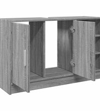 Waschbeckenunterschrank Grau Sonoma 90x29x55 cm Holzwerkstoff