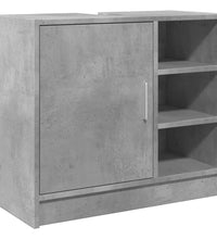 Waschbeckenunterschrank Betongrau 63x29x55 cm Holzwerkstoff