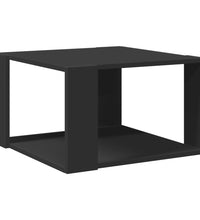 Couchtisch Schwarz 51,5x51,5x30 cm Holzwerkstoff