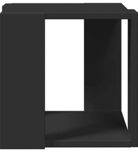 Couchtisch Schwarz 32x32x30 cm Holzwerkstoff