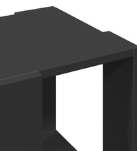 Couchtisch Schwarz 32x32x30 cm Holzwerkstoff